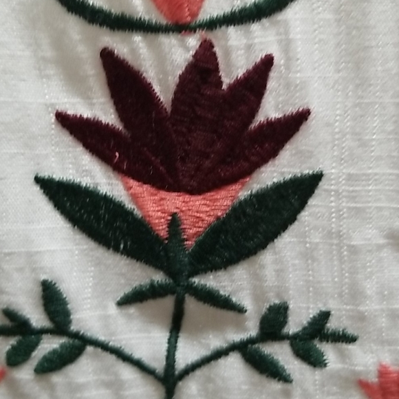 LAST ONE Gypsy Embroidery Peplum BellSleeve Top - Picture 14 of 16